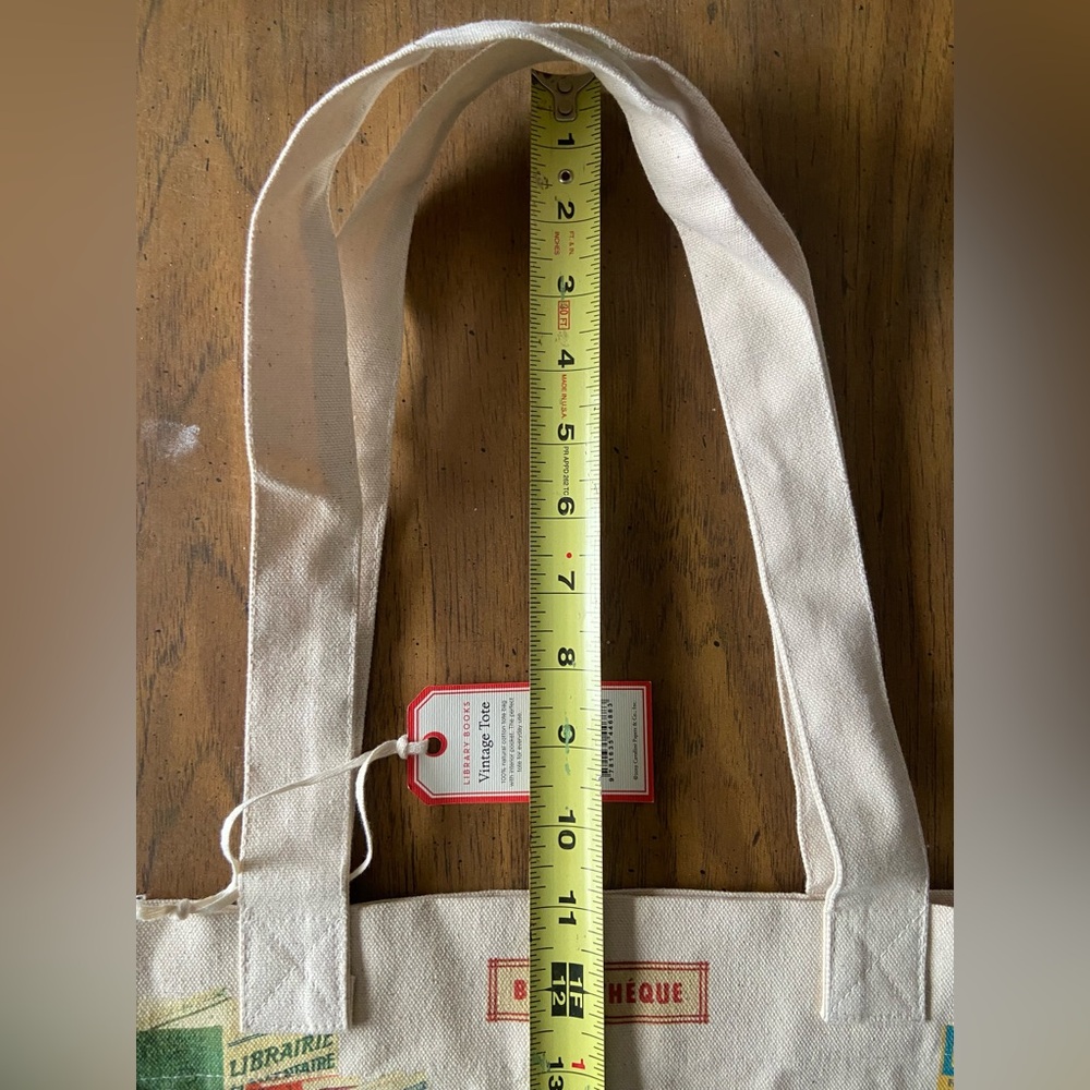 NWT Cavallini & Co. Bibliotheque tote - Picture 10 of 11
